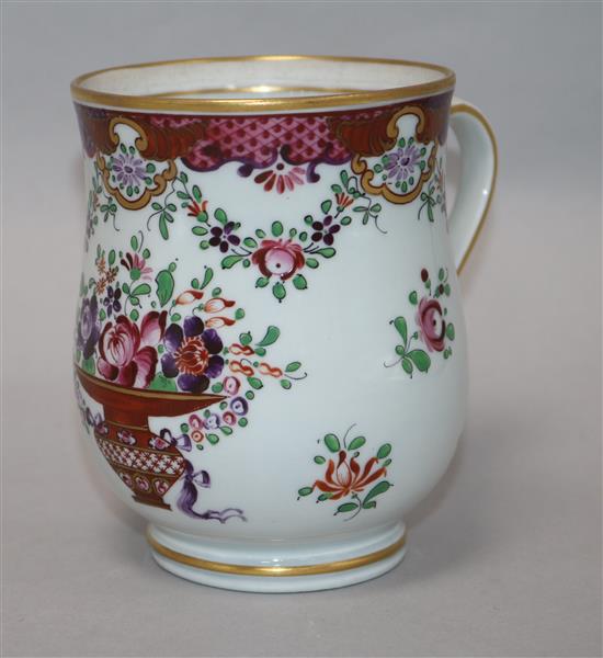 A Samson of Paris famille rose mug height 13cm